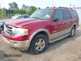 2007 Ford Expedition Eddie Bauer with VIN 1FMFU18577LA36874, listed as a IAAI auction lot 42417680 with Not provided miles and . Bid and sale history available at DreamBid. Image 2.