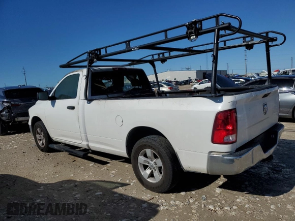 2022 Ram 1500 Tradesman with VIN 3C6JR6DG4NG187662, listed as a Copart auction lot 81151324 with Not provided miles and Salvage title. Bid and sale history available at DreamBid. Image 2.