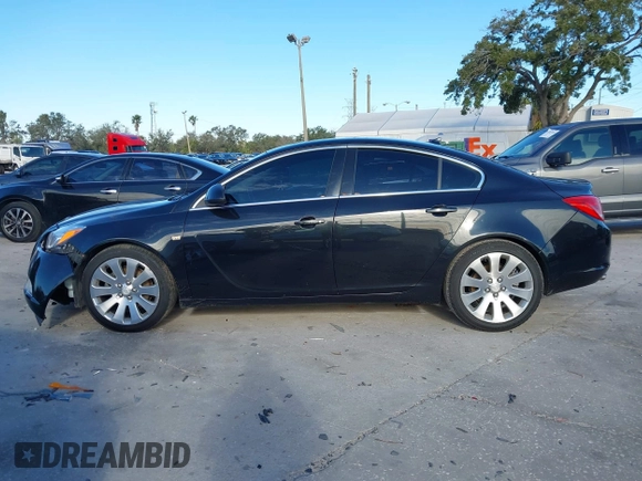 2011 Buick Regal CXL Turbo TO7 with VIN W04G15GV2B1089250, listed as a IAAI auction lot 41396416 with 157,216 mi miles. Bid and sale history available at carsss.com. Image 14.