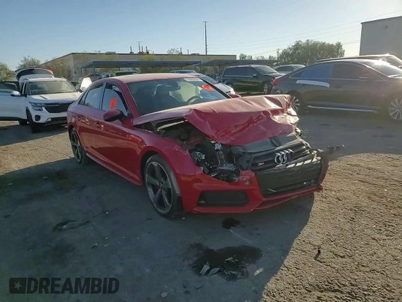 2018 Audi S4 Premium Plus with VIN WAUB4AF45JA164320, listed as a Copart auction lot 74092004 with 40,680 mi miles and Salvage Title. Bid and sale history available at carsss.com. Image 10.