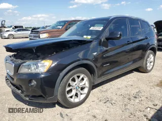 2013 BMW X3 xDrive35i with VIN 5UXWX7C5XDL977364, listed as a Copart auction lot 56549395 with 147,977 mi miles and Salvage Title. Bid and sale history available at DreamBid. Image 1.