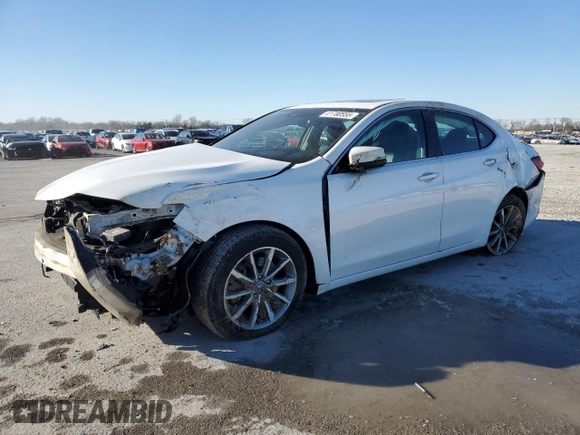 2018 Acura TLX with VIN 19UUB1F39JA002412, listed as a Copart auction lot 41780555 with 140,950 mi miles and Salvage Title. Bid and sale history available at carsss.com. Image 1.