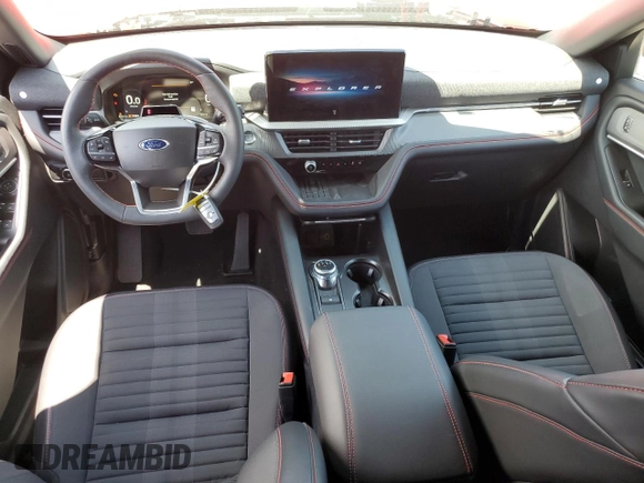 2025 Ford Explorer ST-Line with VIN 1FMUK7KH9SGA40462, listed as a Copart auction lot 54848405 with 8,111 mi miles and Salvage title. Bid and sale history available at DreamBid. Image 8.