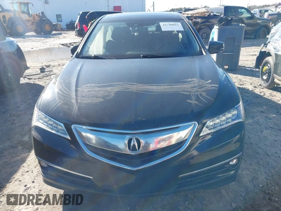 2015 Acura TLX V6 Advance with VIN 19UUB2F75FA003279, listed as a IAAI auction lot 41748861 with 80,103 mi miles. Bid and sale history available at carsss.com. Image 12.