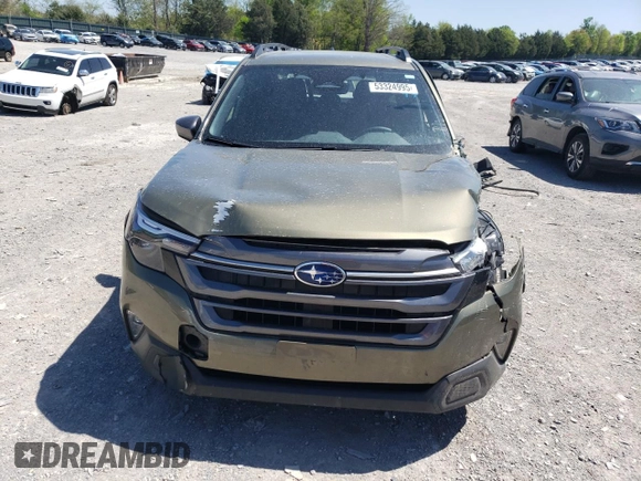 2025 Subaru Forester Premium с VIN JF2SLDBC4SH406965, выставлен на аукционе Copart как лот 53324995 с пробегом 8 341 миль миль и Списание • Salvage title. История ставок и продаж доступна на DreamBid. Изображение 5.