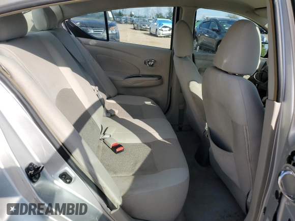 2013 Nissan Versa S Plus with VIN 3N1CN7AP6DL884718, listed as a Copart auction lot 55601705 with 65,622 mi miles and Salvage title. Bid and sale history available at DreamBid. Image 10.