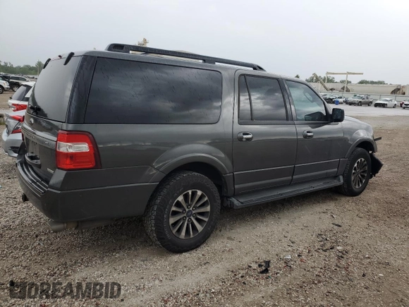 2017 Ford Expedition Max XLT with VIN 1FMJK1HT7HEA25605, listed as a Copart auction lot 61444565 with 162,740 mi miles and Salvage title. Bid and sale history available at DreamBid. Image 3.
