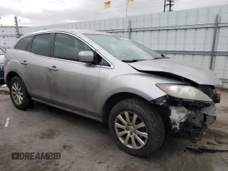 2010 Mazda CX-7 SV with VIN JM3ER2W57A0321844, listed as a Copart auction lot 89023205 with 204,529 mi miles and Salvage Title. Bid and sale history available at carsss.com. Image 4.