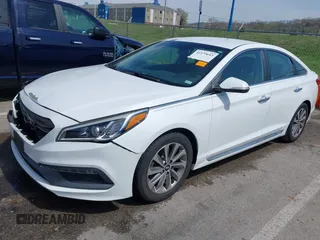 2015 Hyundai Sonata Sport with VIN 5NPE34AFXFH207028, listed as a IAAI auction lot 41930643 with 68,948 mi miles and . Bid and sale history available at DreamBid. Image 2.