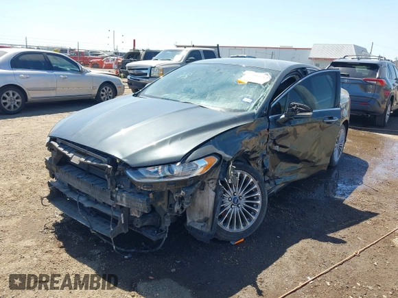 2016 Ford Fusion Titanium with VIN 3FA6P0K98GR158877, listed as a IAAI auction lot 41994013 with 57,027 mi miles and . Bid and sale history available at DreamBid. Image 6.
