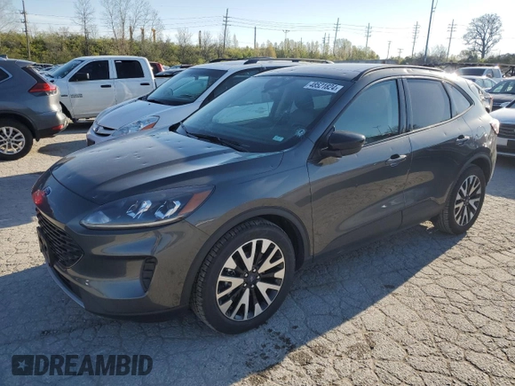 2020 Ford Escape SE Sport Hybrid with VIN 1FMCU0BZ1LUC14713, listed as a Copart auction lot 48521824 with 49,549 mi miles and Salvage Title. Bid and sale history available at carsss.com. Image 1.