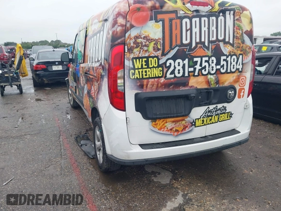 2022 Ram ProMaster City Cargo Tradesman with VIN ZFBHRFAB5N6W65379, listed as a IAAI auction lot 42198667 with 92,355 mi miles and . Bid and sale history available at DreamBid. Image 3.