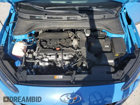 2022 Hyundai Kona Limited with VIN KM8K53A39NU808900, listed as a Copart auction lot 81210963 with 28,021 mi miles and Non repairable. Bid and sale history available at DreamBid. Image 14.