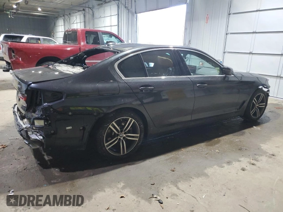 2023 BMW 5 Series 530i xDrive with VIN WBA13BJ04PWX99100, listed as a Copart auction lot 85678004 with 28,668 mi miles and Salvage Title. Bid and sale history available at DreamBid. Image 3.