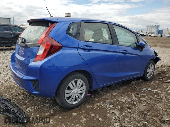 2016 Honda Fit LX with VIN JHMGK5H52GX038013, listed as a Copart auction lot 58164565 with 87,997 mi miles and Salvage title. Bid and sale history available at DreamBid. Image 3.