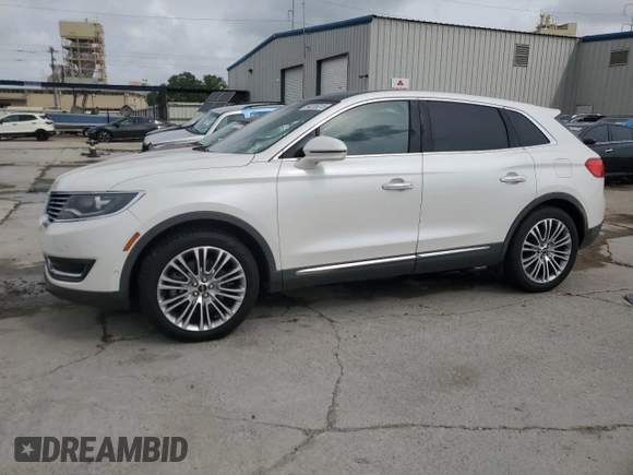 2016 Lincoln MKX Reserve with VIN 2LMTJ6LR9GBL24662, listed as a Copart auction lot 54235015 with 159,581 mi miles and Salvage Title. Bid and sale history available at DreamBid. Image 1.