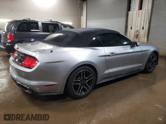 2020 Ford Mustang EcoBoost with VIN 1FATP8UH6L5112628, listed as a Copart auction lot 47016955 with 54,211 mi miles and Salvage Title. Bid and sale history available at carsss.com. Image 3.
