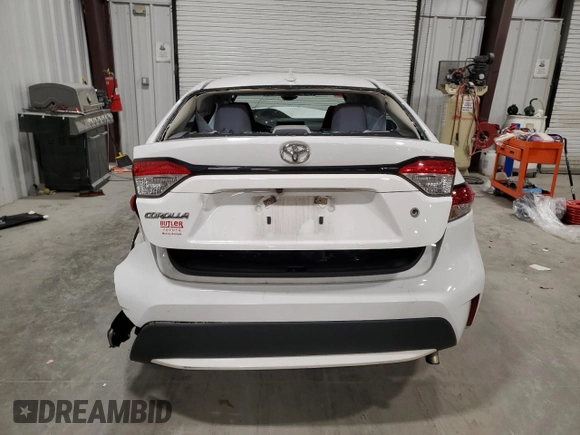 2020 Toyota Corolla L with VIN 5YFDPRAE8LP063188, listed as a Copart auction lot 41334525 with 0 mi miles and Salvage Title. Bid and sale history available at carsss.com. Image 6.