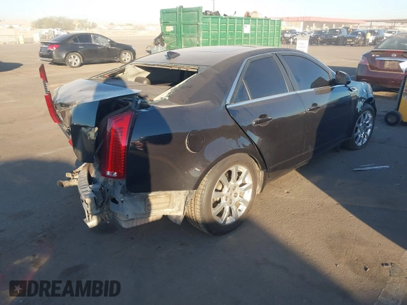 2009 Cadillac CTS RWD w/1SB with VIN 1G6DV57V190118771, listed as a IAAI auction lot 41296579 with 196,482 mi miles. Bid and sale history available at carsss.com. Image 4.