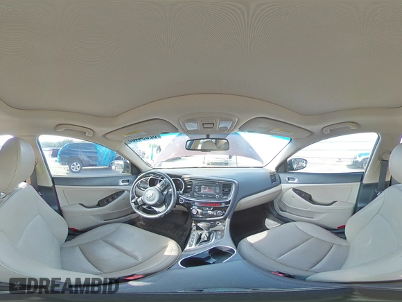2015 Kia Optima EX with VIN 5XXGN4A79FG409057, listed as a Copart auction lot 62094465 with 123,346 mi miles and Salvage title. Bid and sale history available at DreamBid. Image 14.