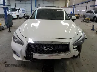 2017 Infiniti Q50 2.0t Premium with VIN JN1CV7ARXHM680274, listed as a Copart auction lot 88106815 with 130,322 mi miles and Salvage Title. Bid and sale history available at carsss.com. Image 5.