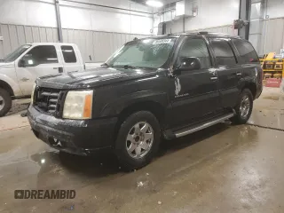 2003 Cadillac Escalade z VIN 1GYEC63T53R151013, wystawiony jako Copart lot #86536944 z przebiegiem 420 451 mil mil oraz Szkoda całkowita • Salvage title. Historia ofert i sprzedaży dostępna na DreamBid. Obrazek 1.