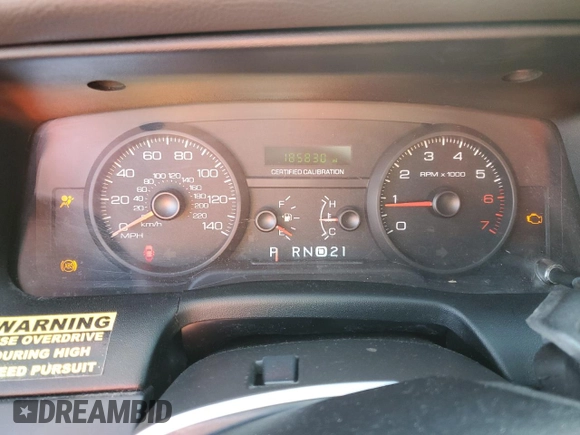 2006 Ford Police Interceptor with VIN 2FAHP71W46X102718, listed as a Copart auction lot 47558965 with 185,830 mi miles and Salvage title. Bid and sale history available at DreamBid. Image 9.