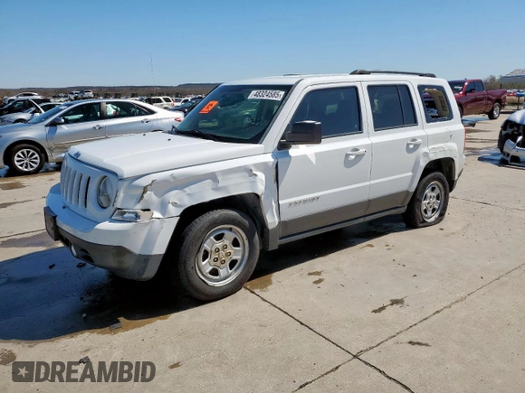 2016 Jeep Patriot Sport with VIN 1C4NJPBA9GD574679, listed as a Copart auction lot 48324585 with 140,704 mi miles and Clean Title. Bid and sale history available at carsss.com. Image 1.