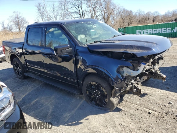 2023 Ford F-150 XL with VIN 1FTFW1ED4PFA07566, listed as a Copart auction lot 51037545 with 23,591 mi miles and Salvage Title. Bid and sale history available at carsss.com. Image 4.