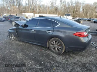 2012 Infiniti M37 with VIN JN1BY1AR7CM390535, listed as a Copart auction lot 84595234 with 0 mi miles and Salvage Title. Bid and sale history available at carsss.com. Image 2.