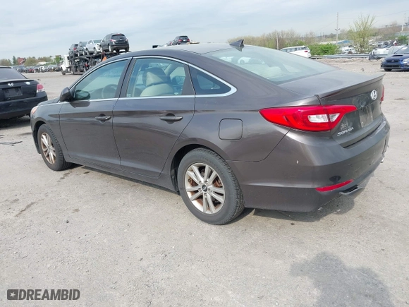 2015 Hyundai Sonata 2.4L SE with VIN 5NPE24AF8FH185663, listed as a IAAI auction lot 42029560 with 93,342 mi miles. Bid and sale history available at carsss.com. Image 3.