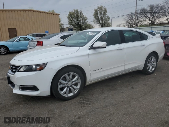 2016 Chevrolet Impala LT with VIN 2G1115S3XG9191716, listed as a Copart auction lot 52535215 with 64,305 mi miles and Salvage Title. Bid and sale history available at DreamBid. Image 1.