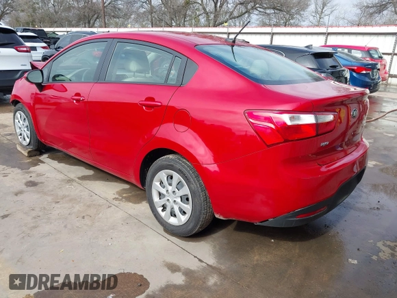 2013 Kia Rio LX with VIN KNADM4A31D6310504, listed as a IAAI auction lot 41579952 with 55,757 mi miles and . Bid and sale history available at DreamBid. Image 3.