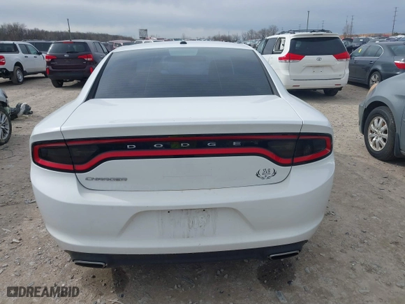 2015 Dodge Charger SE with VIN 2C3CDXBGXFH812015, listed as a IAAI auction lot 41869666 with 108,823 mi miles. Bid and sale history available at carsss.com. Image 16.