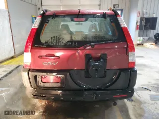 2005 Honda CR-V EX with VIN SHSRD778X5U328575, listed as a Copart auction lot 45533985 with 301,244 mi miles and Salvage Title. Bid and sale history available at carsss.com. Image 6.