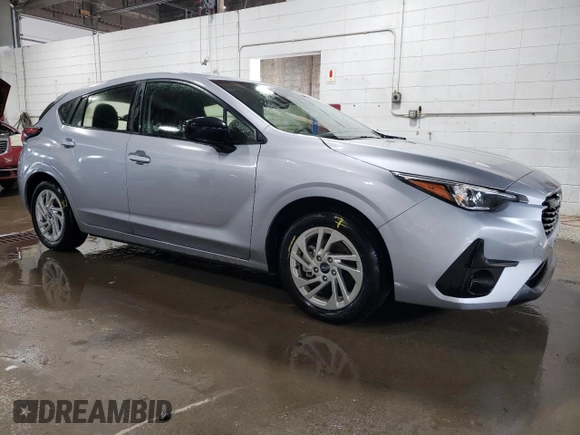 2024 Subaru Impreza with VIN JF1GUABC1R8346532, listed as a Copart auction lot 71314584 with 3,709 mi miles and Salvage Title. Bid and sale history available at carsss.com. Image 4.