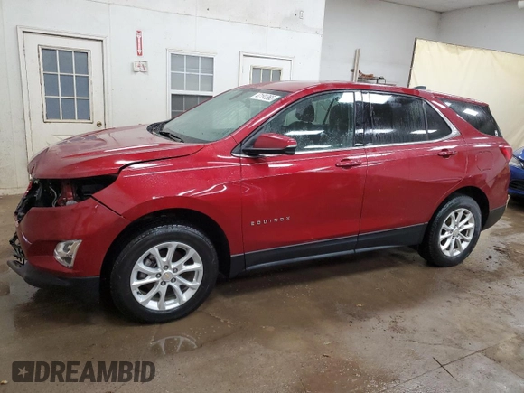 2019 Chevrolet Equinox LT with VIN 2GNAXUEV9K6136995, listed as a Copart auction lot 47191365 with 71,335 mi miles and Clean Title. Bid and sale history available at DreamBid. Image 1.
