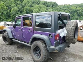 2018 Jeep Wrangler JK Unlimited Sport S with VIN 1C4BJWDG7JL882381, listed as a Copart auction lot 62986194 with 97,107 mi miles and Salvage Title. Bid and sale history available at carsss.com. Image 2.