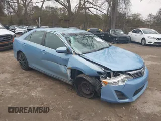 2012 Toyota Camry L with VIN 4T1BF1FK7CU598263, listed as a IAAI auction lot 41475685 with 192,406 mi miles. Bid and sale history available at carsss.com. Image 1.
