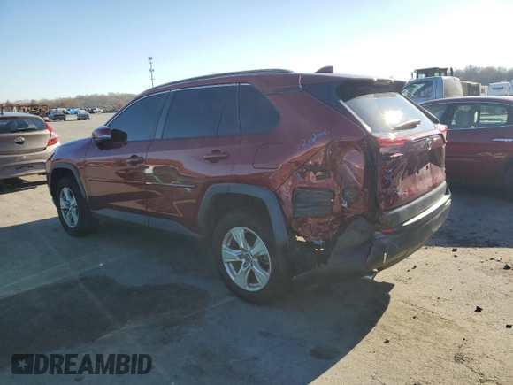 2019 Toyota RAV4 XLE with VIN JTMP1RFV2KD039171, listed as a Copart auction lot 82153374 with 64,482 mi miles and Salvage Title. Bid and sale history available at carsss.com. Image 2.