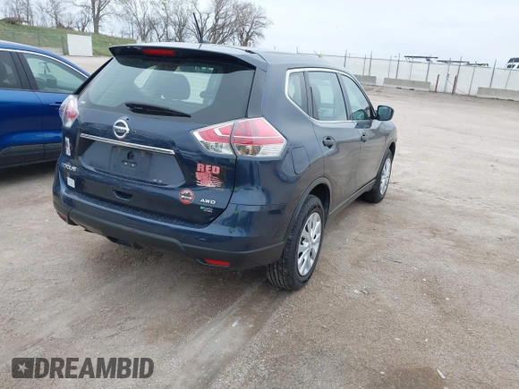 2016 Nissan Rogue SL with VIN 5N1AT2MV6GC822920, listed as a IAAI auction lot 42079972 with 91,100 mi miles and . Bid and sale history available at DreamBid. Image 4.