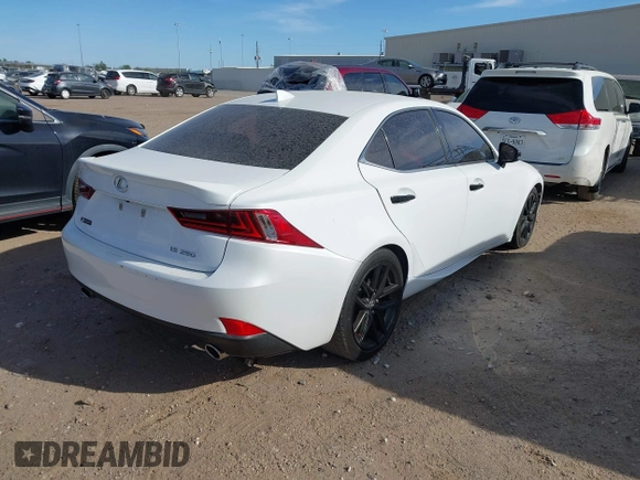 2015 Lexus IS 250 with VIN JTHBF1D21F5066351, listed as a IAAI auction lot 41824287 with 114,655 mi miles and . Bid and sale history available at carsss.com. Image 4.