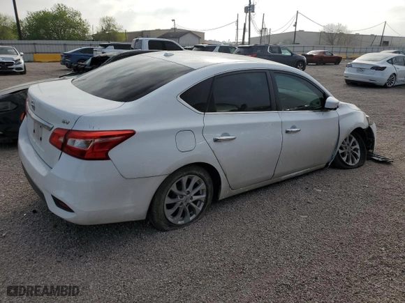 2019 Nissan Sentra SV with VIN 3N1AB7AP9KY281357, listed as a Copart auction lot 52088355 with 125,378 mi miles and Clean Title. Bid and sale history available at carsss.com. Image 3.