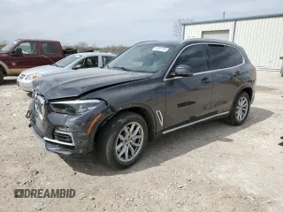 2021 BMW X5 xDrive40i with VIN 5UXCR6C05M9D17129, listed as a Copart auction lot 49497255 with 0 mi miles and Salvage Title. Bid and sale history available at carsss.com. Image 1.
