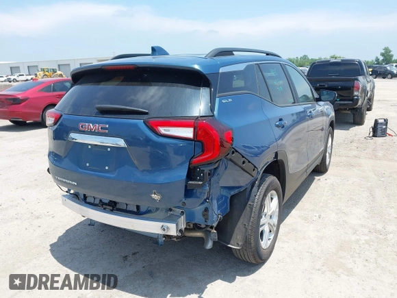 2024 GMC Terrain SLE с VIN 3GKALMEG2RL299603, выставлен на аукционе IAAI как лот 42326549 с пробегом 7 356 миль миль и . История ставок и продаж доступна на DreamBid. Изображение 4.