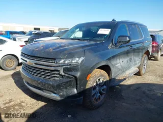 2021 Chevrolet Tahoe LT with VIN 1GNSKNKT6MR402170, listed as a IAAI auction lot 41338090 with 1 mi miles. Bid and sale history available at carsss.com. Image 2.