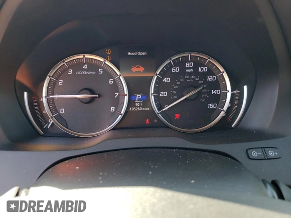 2020 Acura MDX w/Advance/Entertainment Pkg with VIN 5J8YD4H91LL011742, listed as a Copart auction lot 70460713 with 105,260 mi miles. Bid and sale history available at carsss.com. Image 9.