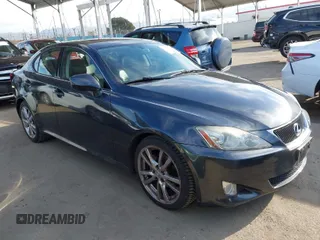2008 Lexus IS 250 with VIN JTHBK262482061812, listed as a IAAI auction lot 41857127 with 129,361 mi miles and . Bid and sale history available at DreamBid. Image 1.