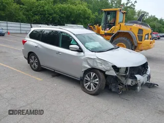 2017 Nissan Pathfinder SV with VIN 5N1DR2MM0HC619400, listed as a IAAI auction lot 42457072 with 159,839 mi miles and . Bid and sale history available at DreamBid. Image 1.