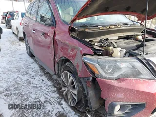2017 Nissan Pathfinder SV with VIN 5N1DR2MMXHC904184, listed as a IAAI auction lot 41369202 with 85,427 mi miles. Bid and sale history available at carsss.com. Image 6.